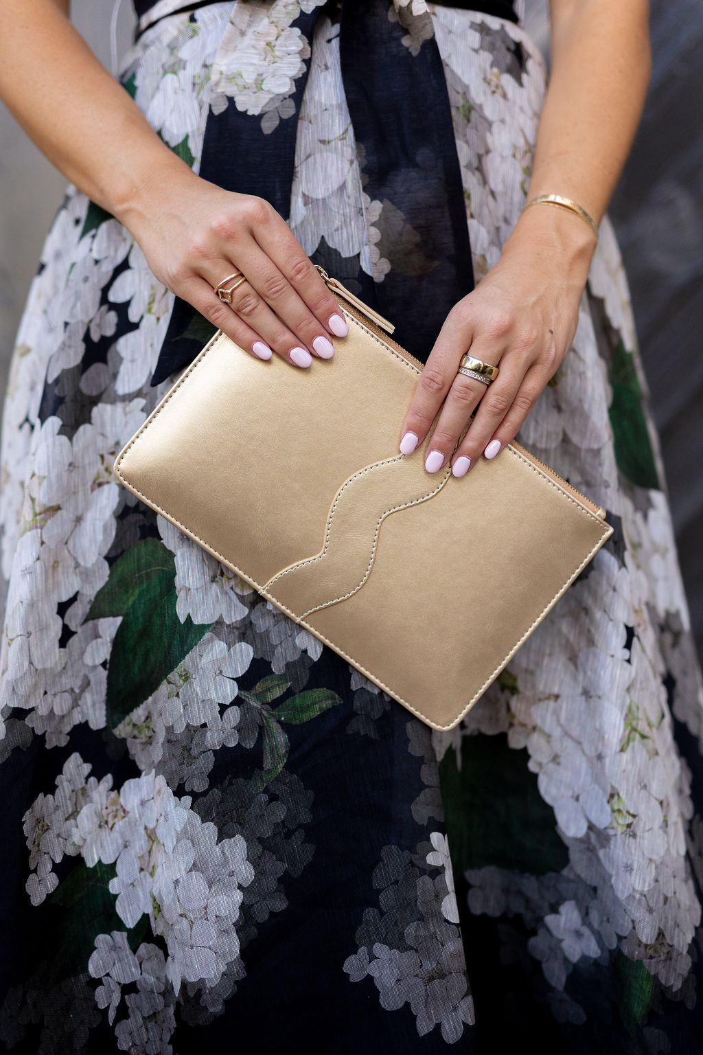 All-Leather Kendall Clutch